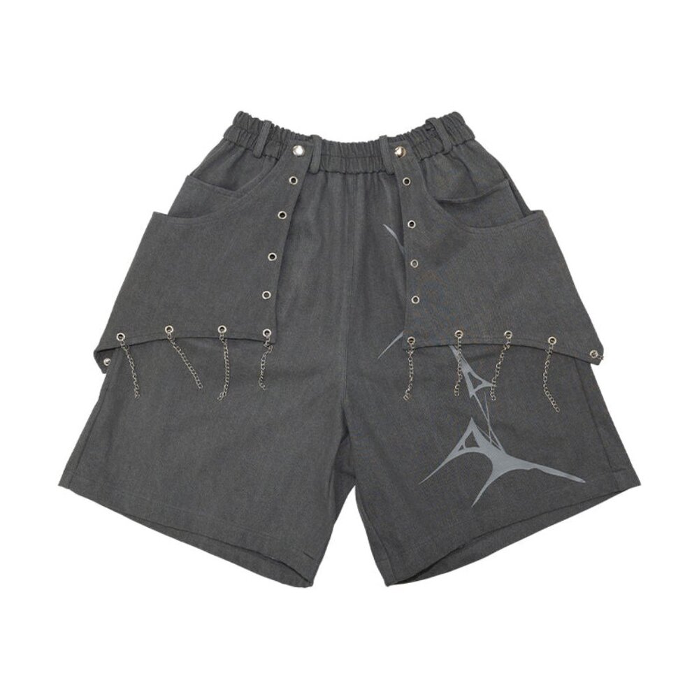 NEW ACDC RAG - Gedraji Cryptid Corpse Dark Grey Cargo Shorts